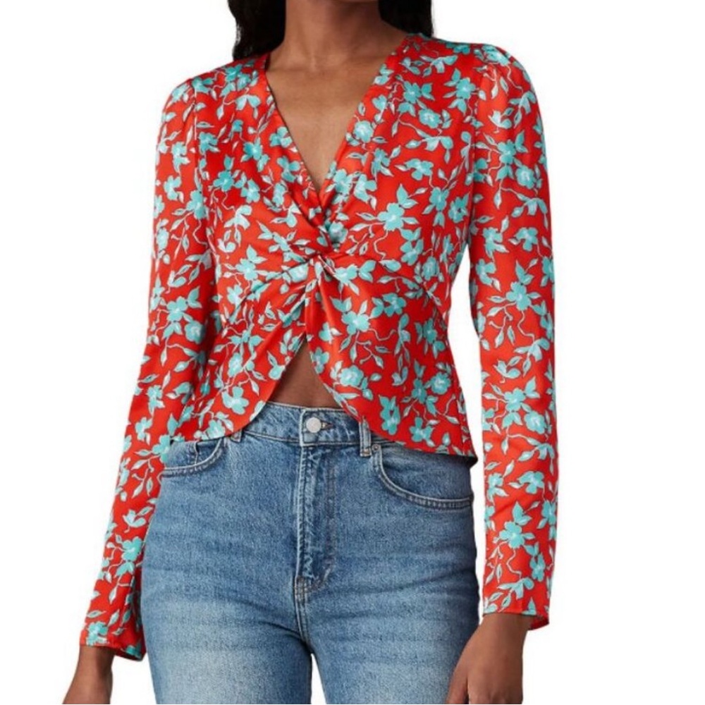 Love, Whit by Whitney Port Floral Crop Top